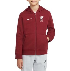 Kapucnis melegítő felsők Nike Liverpool FC Big Kids Full-Zip Fleece Hoodie