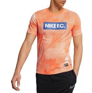 Nike M NK FC DRY TEE SSNL BLOCK Rövid ujjú póló - Narancs - S