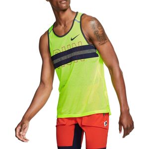 Nike M NK WILD RUN TANK MESH Atléta trikó - Zöld - XL