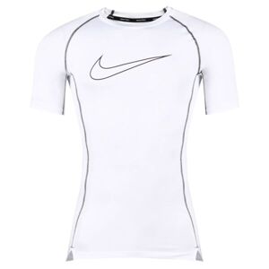 Nike M NP DF TIGHT TOP SS Férfi funkcionális póló, fehér, méret L
