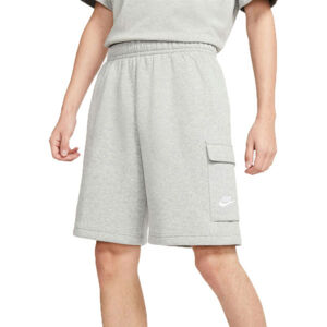 Nike SPORTSWEAR CLUB Férfi rövidnadrág, szürke,fehér, méret