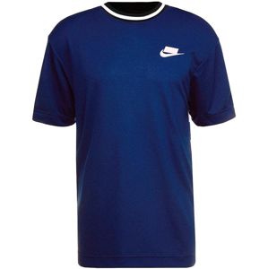 Nike M NSW NSP TOP SS CHECK Rövid ujjú póló - Kék - L