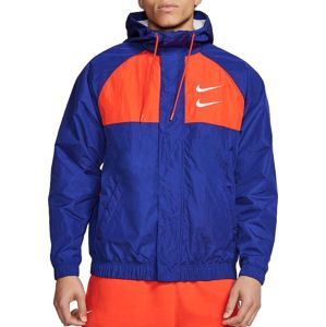 Nike M NSW SWOOSH JKT HD WVN Kapucnis kabát - Kék - XL