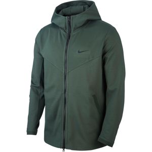 Nike M NSW TCH PCK JKT HD FZ KNIT Kapucnis kabát - Zöld - M