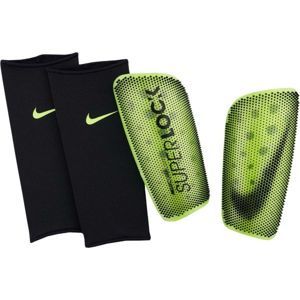 Nike MERCURIAL LITE SUPERLOCK Férfi futball sípcsontvédő, fekete, méret L