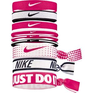 Nike MIXED PONYTAIL HOLDER 9PK Gumiszalag - Rózsaszín - ks