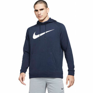 Nike DRY HOODIE PO SWOOSH M Férfi pulóver edzéshez, sötétkék, méret XXL