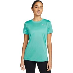 Nike DRI-FIT LEGEND Női edzőpóló, türkiz, méret M