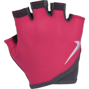 Nike ESSANTIAL FIT GLOVES rózsaszín L - Női fitness kesztyű