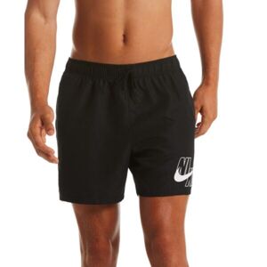 Nike LOGO SOLID 5 Férfi úszónadrág, fekete, veľkosť M