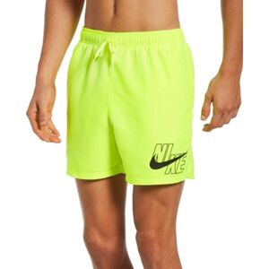 Nike LOGO SOLID 5 Férfi úszónadrág, fényvisszaverő neon, méret L