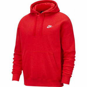 Nike SPORTSWEAR CLUB FLEECE Férfi pulóver, piros, veľkosť XL