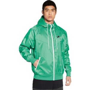 Nike HERITAGE ESSENTIALS WINDRUNNER Férfi kabát, zöld, méret