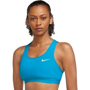 Nike SWOOSH Női sportmelltartó, kék, veľkosť M