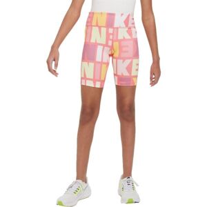 Nike DF ONE BKE SHRT LOGO PRNT Lány elasztikus rövidnadrág, mix, méret