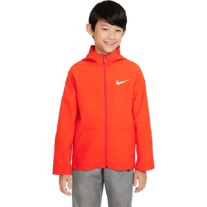 Nike NK DF WOVEN JACKET Fiú átmeneti kabát, narancssárga, méret