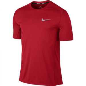 Nike NK DRY MILER TOP  SS M piros XL - Férfi futófelső