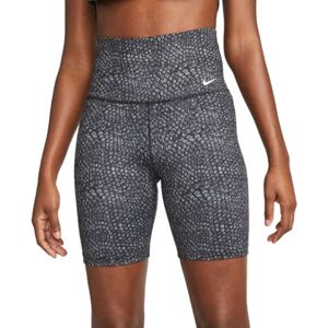 Nike ONE HR 7IN SHORT AOP Női rövidnadrág, fekete, méret XL