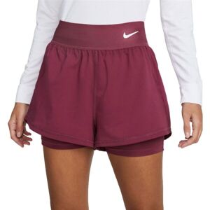 Nike NKCT DF ADVTG SHORT Női rövidnadrág, bordó, méret S