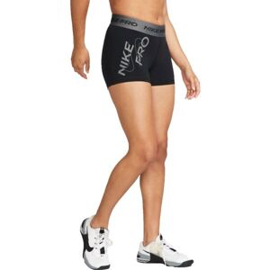 Nike NP DF MR GRX 3IN SHORT Női rövidnadrág edzéshez, fekete, méret XL