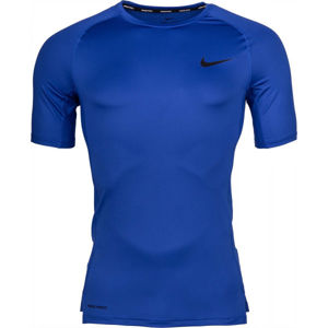 Nike NP TOP SS TIGHT M Férfi póló, kék, méret M