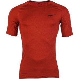 Nike NP TOP SS TIGHT M borszínű XL - Férfi póló