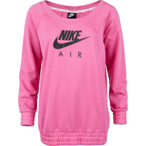 Nike NSW AIR CREW OS FLC W Női pulóver, rózsaszín, méret XS