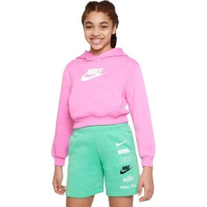 Nike SPORTSWEAR CLUB FLEECE Lány pulóver, rózsaszín, veľkosť M