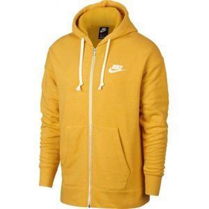 Nike NSW HERITAGE HOODIE FZ sárga XL - Férfi pulóver
