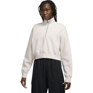Nike SPORTSWEAR PHOENIX FLEECE Női pulóver, fehér, veľkosť M