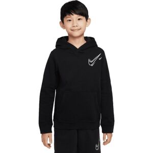 Nike NSW SOS FLC PO BB Fiú pulóver, fekete, méret XL