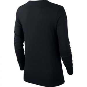 Nike NSW TEE ESSNTL LS ICON FTRA Női póló, fekete, veľkosť L