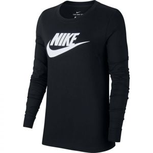 Nike NSW TEE ESSNTL LS ICON FTRA fekete XS - Női póló