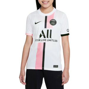 Póló Nike Paris Saint-Germain 2021/22 Stadium Away Big Kids Soccer Jersey