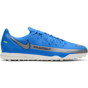 Nike PHANTOM GT CLUB TF BLU Férfi futballcipő műfüves pályára, kék,fehér,szürke, méret 45