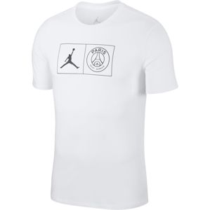 Nike PSG JOCK TAG TEE Rövid ujjú póló - Fehér - L