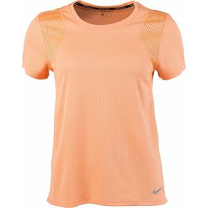 Nike RUN TOP SS W narancssárga S - Női futópóló