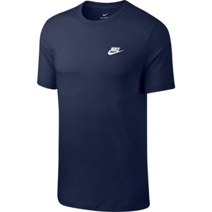 Nike SPORTSWEAR CLUB Férfi póló, sötétkék, méret XL