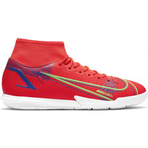 Nike MERCURIAL SUPERFLY 8 ACADEMY IC Férfi teremcipő, piros, méret 42.5