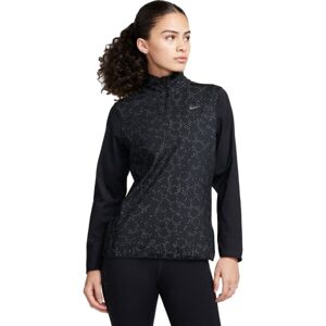 Nike SWIFT ELEMENT Női pulóver futáshoz, fekete, veľkosť XL