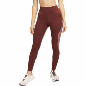 Nike AIR  DF TIGHT BRW W Női leggings futásra, barna, méret