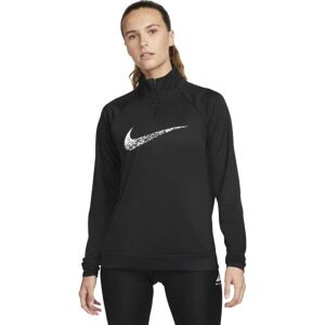Nike NK DF SWOOSH RUN MDLYR Női pulóver futáshoz, fekete, veľkosť S
