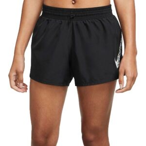 Nike W NK DF SWOOSH RUN SHORT Női rövidnadrág futáshoz, fekete, méret XL