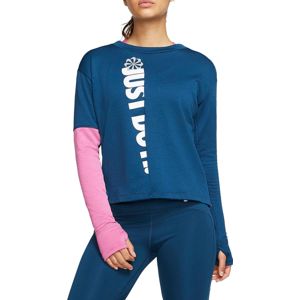Nike W NK ICNCLSH SPHR TOP CREW Hosszú ujjú póló - Kék - M