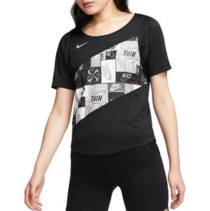 Nike W NK ICNCLSH TOP SS PR Rövid ujjú póló - Fekete - XL