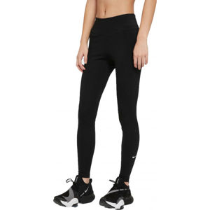 Nike ONE DF MR TGT W Női sportlegging, fekete, veľkosť L