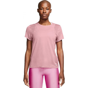 Nike RUN TOP SS W Női futópóló, rózsaszín, méret S