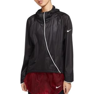 Nike W NK SHLD JKT HD RUNWAY Kapucnis kabát - Fekete - XS