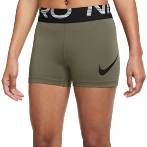 Nike W NP DF GRX SHORT 3 Női futóshort, khaki, méret