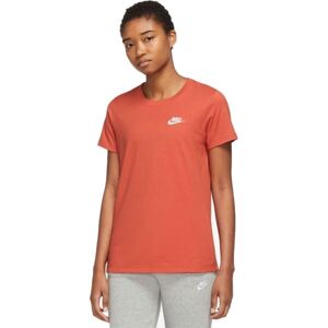 Nike NSW CLUB TEE W Női póló, narancssárga, méret
